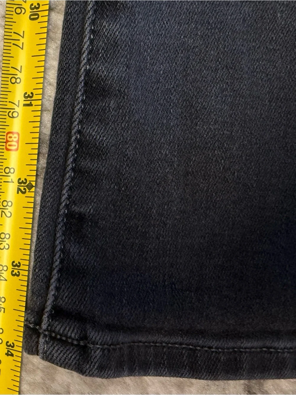 Veronica Beard Beverly Skinny Flare High Rise Jeans Size 27 Charcoal Gray Button